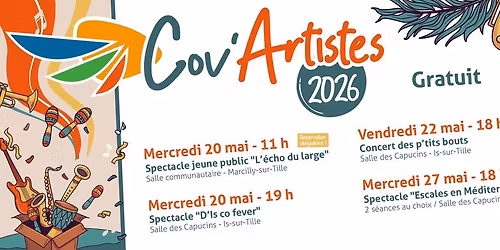 Festival Cov'Artistes 2026 - Spectacle Escales en m\u00e9diterrann\u00e9e