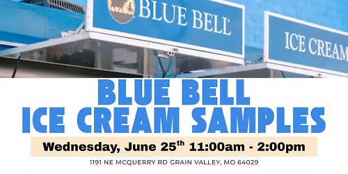 FREE Blue Bell Ice Cream Sampling Event: Price Chopper (Grain Valley, MO)