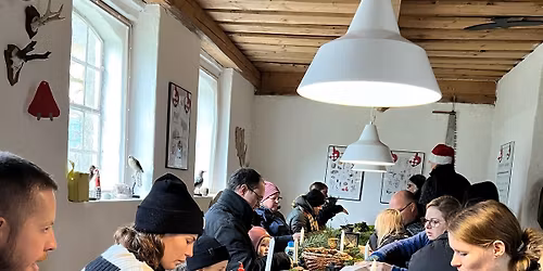 Juletur i jagthytten ved Nygård - Nørreskoven på Als