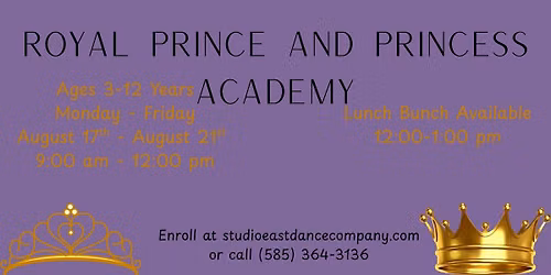 Royal Prince and Princess Summer Dance Camp
