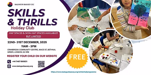 SKILLS & THRILLS WINTER HOLIDAY CLUB