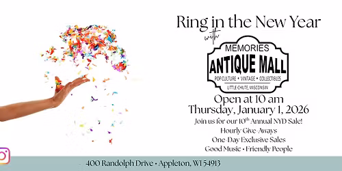 10th Annual New Year's Day Sale