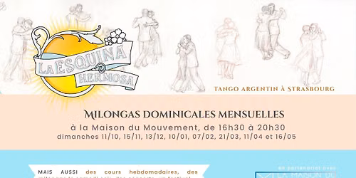 Milonga dominicale mensuelle
