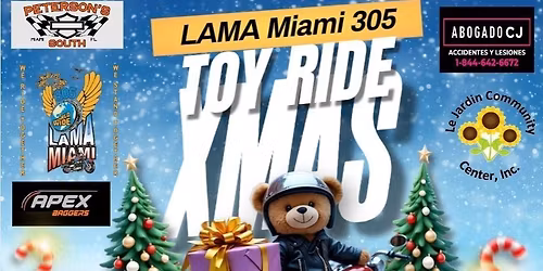 LAMA Miami 305 Toy Ride Xmas at Peterson's HD South!