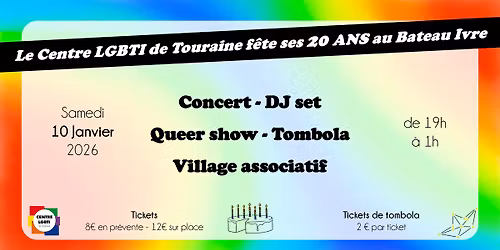 Le Centre LGBTI de Touraine f\u00eate ses 20 ans !