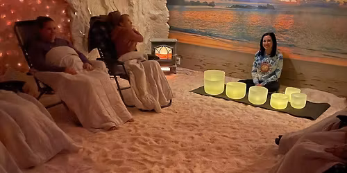 Crystal Sound Bowls in the Salt Cave