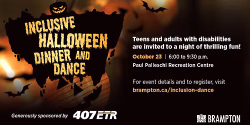 Inclusive Halloween Dinner and Dance