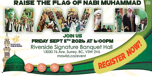 2026 Grand Mawlid Nabi \ufdfa and Super Ziarat (BC, CANADA)