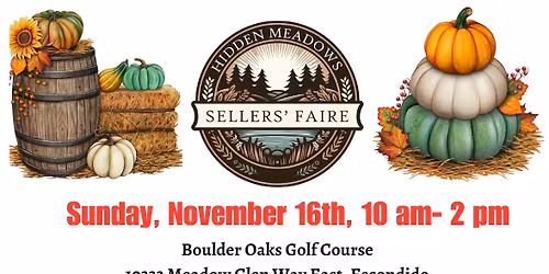 Hidden Meadows Sellers\u2019 Faire