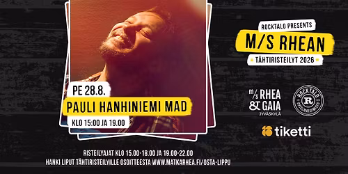 Pauli Hanhiniemi MAD - M\/S Rhean T\u00e4htiristeilyt 2026