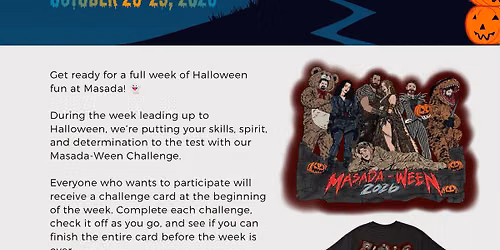 Masada-Ween 2026