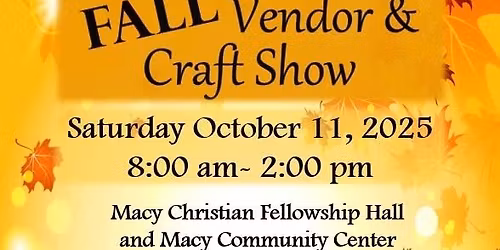 Fall Vendor and Craft Fair