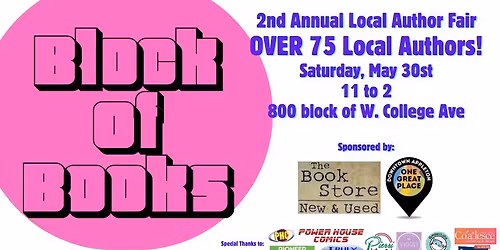 BLOCK OF BOOKS Local Author Fair