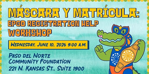 M\u00e1scara y Matr\u00edcula: EPGD Registration Help