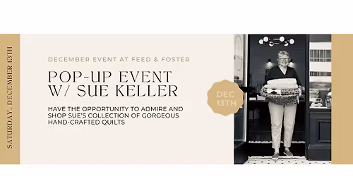 Quilt pop-up w\/ Sue Keller