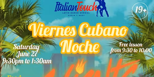 Viernes Cubano Noche Caliente Latin Night\ud83d\udc83\ud83d\udd7a\ud83c\udf36\ud83e\udd42\ud83d\udd25