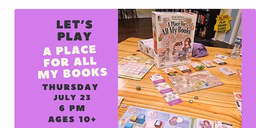 Let's Play! A Place for All My Books