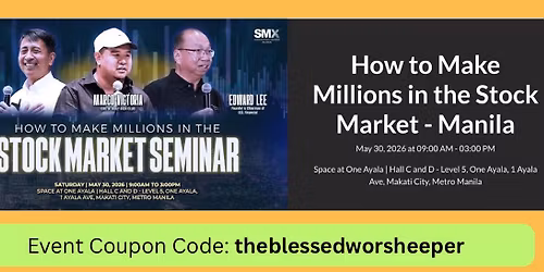How to Make Millions in the Stock Market - Manila\u201d by Bo Sanchez\u2019 Truly Rich Club