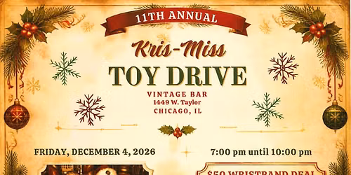 11th Annual Kris-Miss Toy Drive
