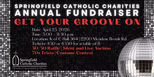 Springfield Catholic Charities "Get Your Groove On" Annual Fundraiser