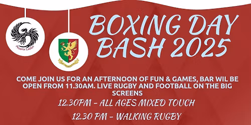 Boxing Day Bash