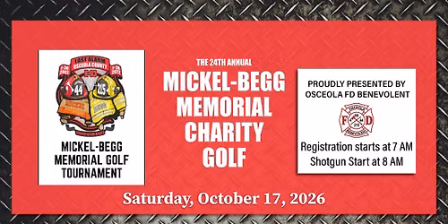 2026 Mickel-Begg Memorial Golf Tournament