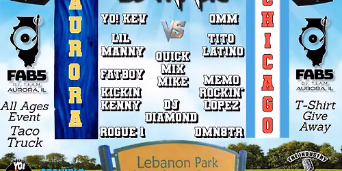 2026 Picnic In The Park ! | Fab 5 Dj Team, Aurora, IL.