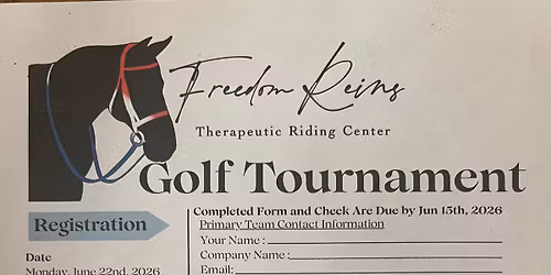Freedom Reins Therapeutic Riding Center 3rd Annual Golf Tournament