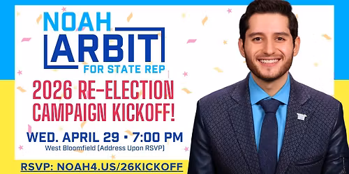 Noah's 2026 Re-Election Campaign Kickoff!