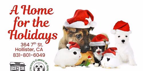 A Home for the Holidays supporting animal rescue!