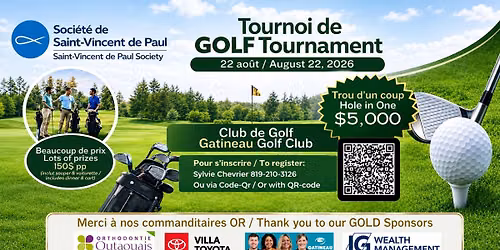 Tournoi de GOLF tournament
