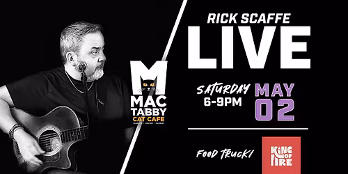 Mac Tabby Concord 5th Anniversary Party with Rick Scaffe LIVE and King of Fire Pizza
