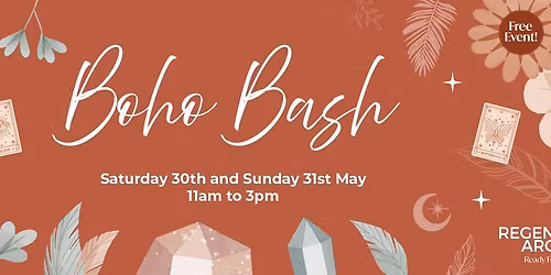 Join us for our FREE Boho Bash at Regent Arcade! 