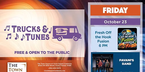 Trucks & Tunes with Fresh Off the Hook Fusion & Pavani's Band