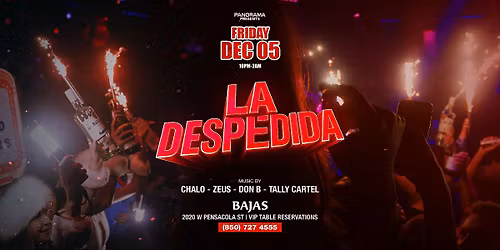 LA DESPEDIDA - Last Latin Night of The Year!