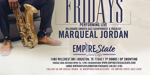 4\/10 - Feel Good Fridays feat. Marqueal Jordan