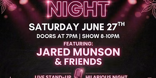 Comedy Show with Jared Munson and Friends