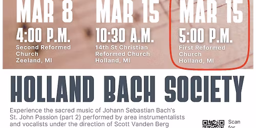 Holland Bach Society Concert