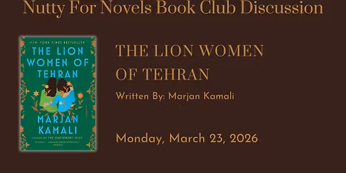 Nutty For Novels Book Club | March 2026