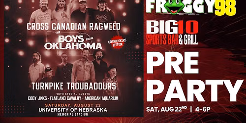 Boys From Oklahoma Pre-Party at Big 10 Downtown
