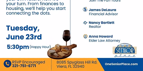 \ud83c\udf77 RETIRE WELL... BUT ARE YOU REALLY READY? FREE HAPPY HOUR!
