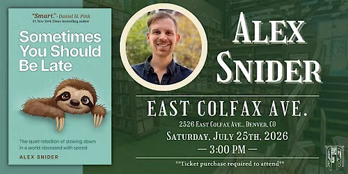 Alex Snider Live at Tattered Cover Colfax