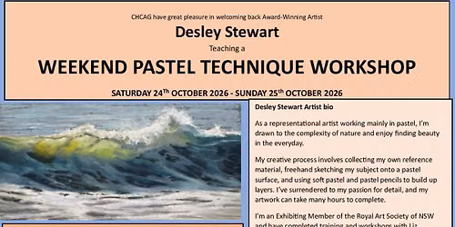 Weekend Workshop - Pastel Techniques - Desley Stewart