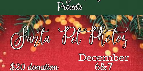 Holiday Pet Photo\u2019s With Santa 
