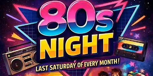 80s NIGHT NORWICH @ THE VENUE LAST SATURDAY  EVERY MONTH 25TH APRIL
