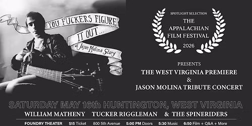 "You F****rs Figure It Out: The Jason Molina Story" and Tribute Concert