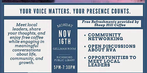 Coffee & Conversations RVA: Connect, Network & Grow
