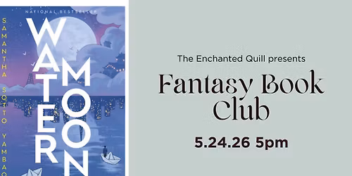 Fantasy Book Club: Water Moon by Samantha Sotto Yambao