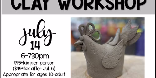 Funky Chickens - Clay Workshop