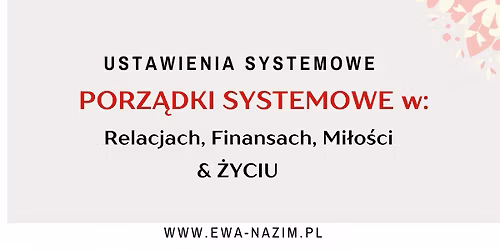 PORZ\u0104DKI SYSTEMOWE W : RELACJACH, FINANSACH, MI\u0141O\u015aCI & \u017bYCIU 